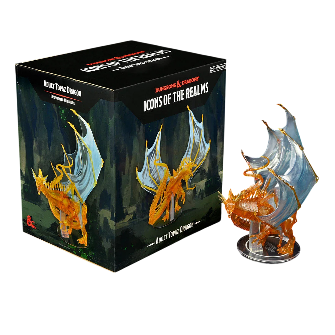 D&D Icons of the Realms: Adult Topaz Dragon (Custom Painted)
