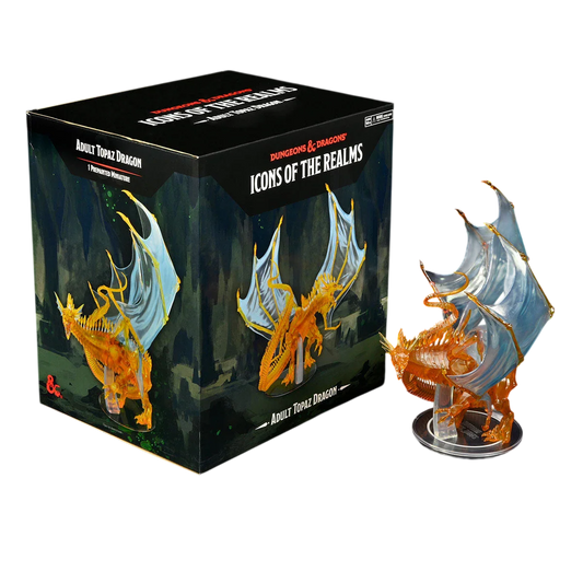 D&D Icons of the Realms: Adult Topaz Dragon (New in Box)