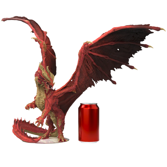 D&D Icons of the Realms: Balagos, Ancient Red Dragon (New in Box)
