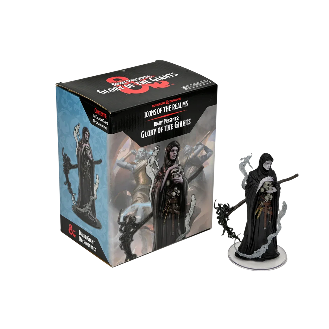 D&D Icons of the Realms: Bigby Presents: Glory of the Giants: Death Giant Necromancer: Boxed Mini (New in Box)