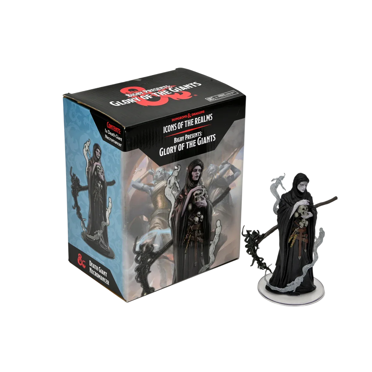 D&D Icons of the Realms: Bigby Presents: Glory of the Giants: Death Giant Necromancer: Boxed Mini (New in Box)