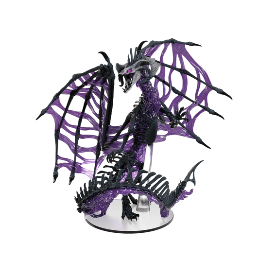 D&D Icons of the Realms: Black Dracolich Boxed Miniature (New in Box)
