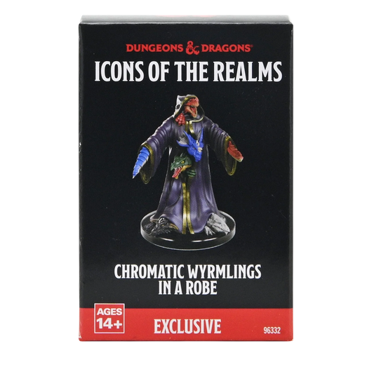 D&D Icons of the Realms: Chromatic Wyrmlings in a Robe Exclusive Miniature (Custom Painted)