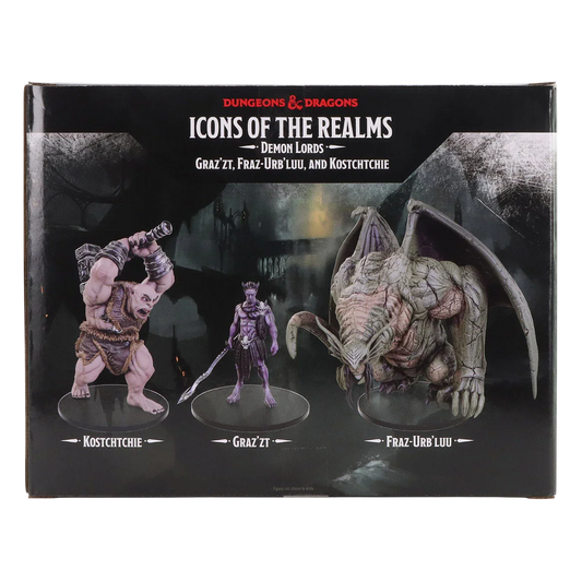 D&D Icons of the Realms: Demon Lords: Graz'zt, Fraz Urb'luu, and Kostchtchie (Custom Painted)