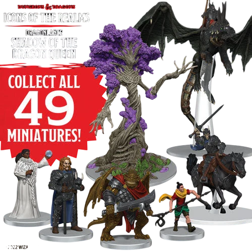 D&D Icons of the Realms: Dragonlance: Shadow of the Dragon Queen: Booster Brick (7) (Prepainted)