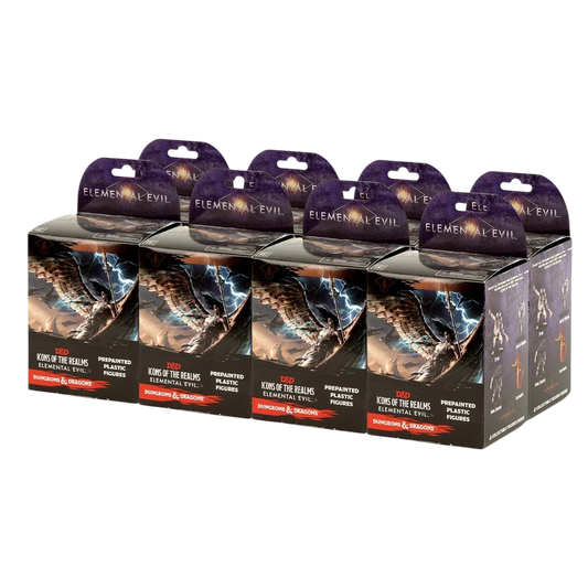 D&D Icons of the Realms: Elemental Evil 8 Ct. Booster Brick (Unpainted)