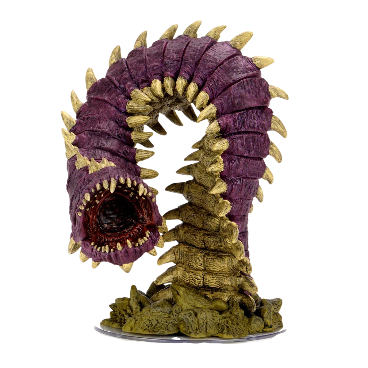 D&D Icons of the Realms: Fangs and Talons: Purple Worm Premium Set (Unpainted)