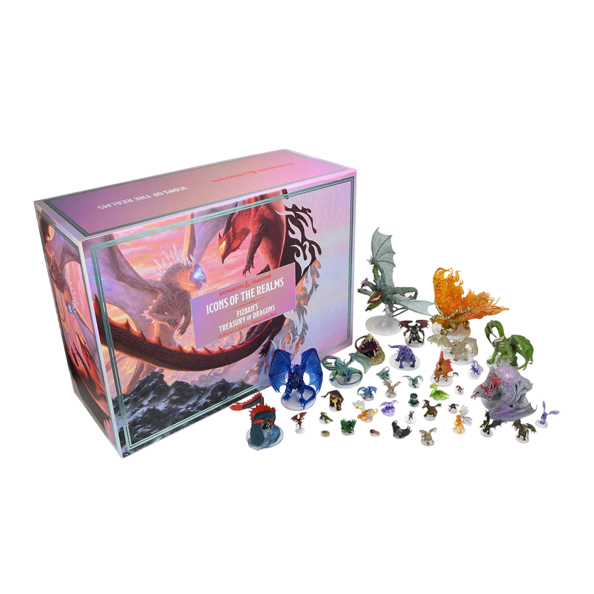 D&D Icons of the Realms: Fizban's Treasury of Dragons Collector's Edition Box (Prepainted)