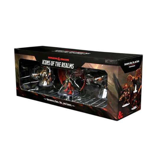 D&D Icons of the Realms: Miniatures: Archdevils: Bael, Bel, and Zariel (New in Box)