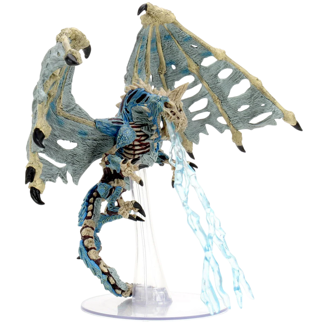 D&D Icons of the Realms: Miniatures: Boneyard Premium Set: Blue Dracolich (Prepainted)