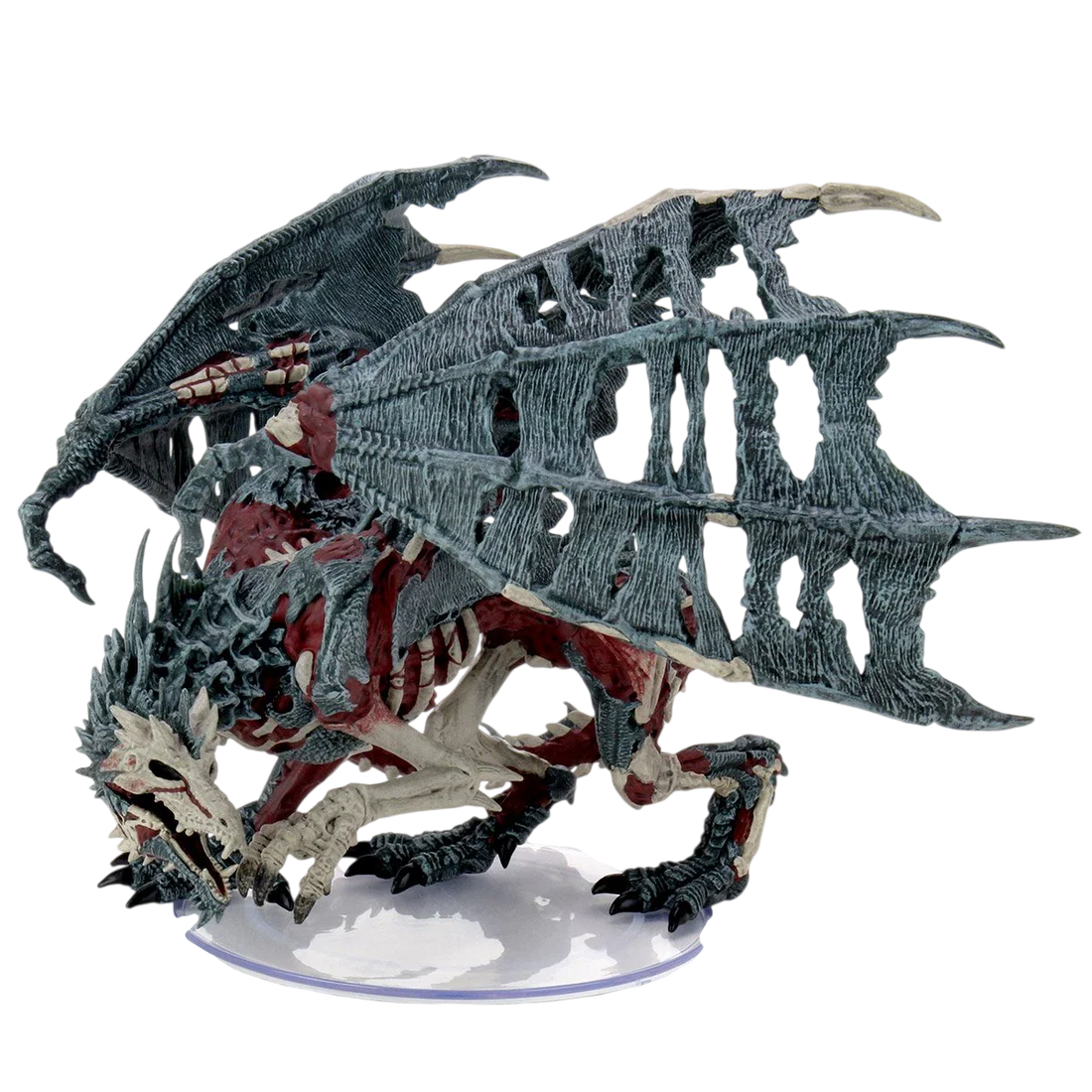 D&D Icons of the Realms: Miniatures: Boneyard Premium Set: Green Dracolich (Custom Painted)