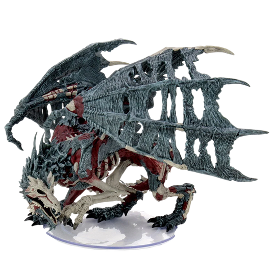 D&D Icons of the Realms: Miniatures: Boneyard Premium Set: Green Dracolich (Custom Painted)