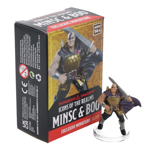 D&D Icons of the Realms: Minsc & Boo Promo Miniature (Custom Painted)