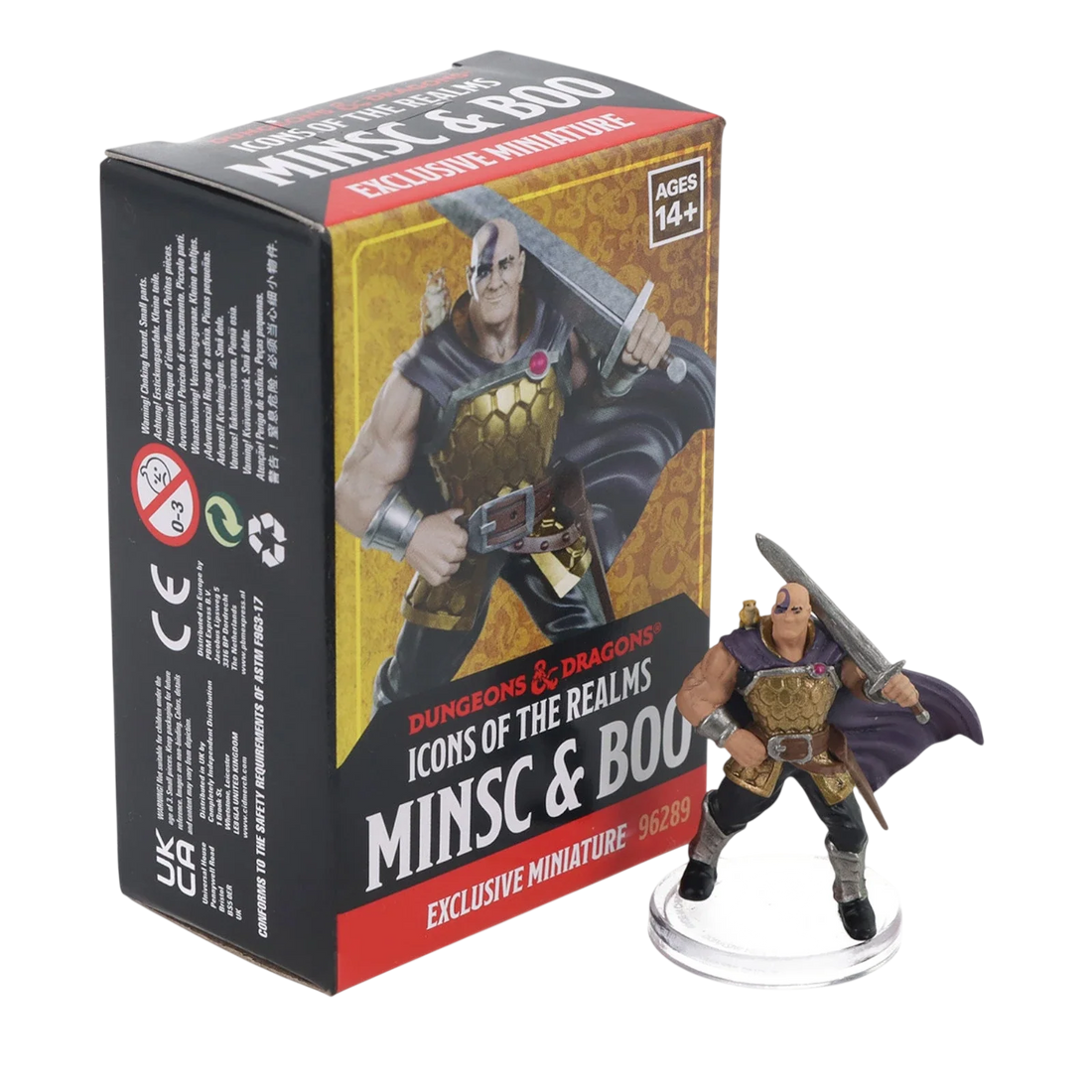 D&D Icons of the Realms: Minsc & Boo Promo Miniature (New in Box)