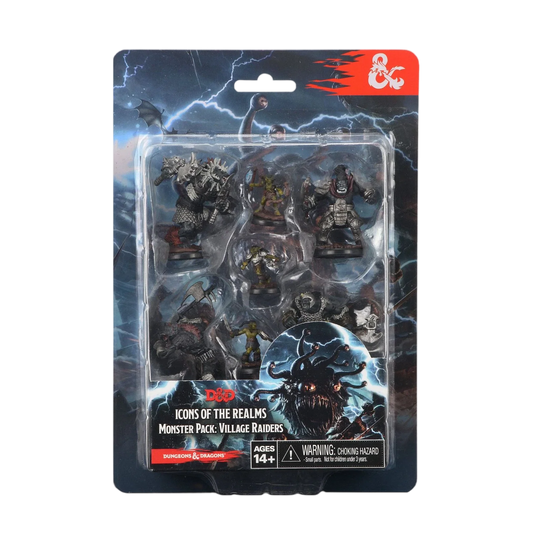 D&D Icons of the Realms: Monster Pack: Village Raiders (Prepainted)