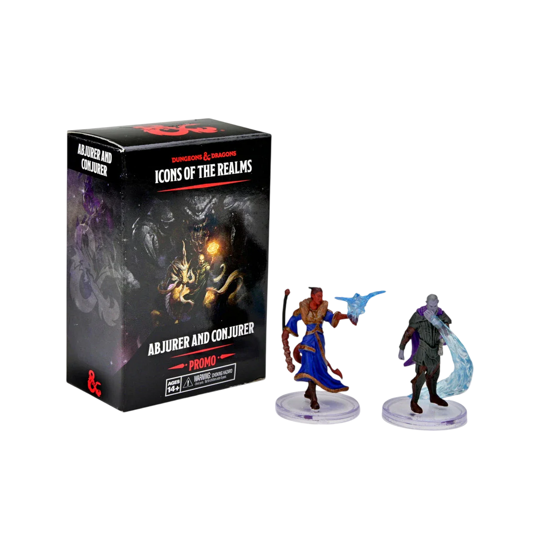 D&D Icons of the Realms: Mordenkainen Presents Monsters of the Multiverse: Abjurer Wizard / Conjurer Wizard Promo (Unpainted)
