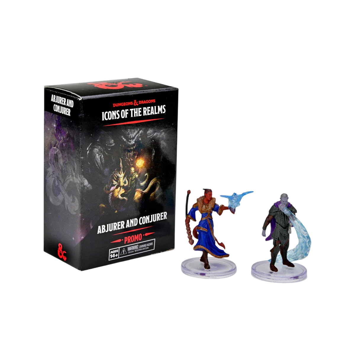 D&D Icons of the Realms: Mordenkainen Presents Monsters of the Multiverse: Abjurer Wizard / Conjurer Wizard Promo (Unpainted)