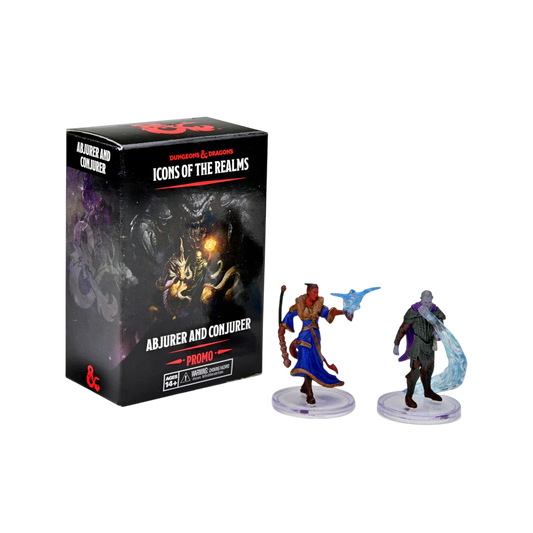 D&D Icons of the Realms: Mordenkainen Presents Monsters of the Multiverse: Abjurer Wizard / Conjurer Wizard Promo (Unpainted)