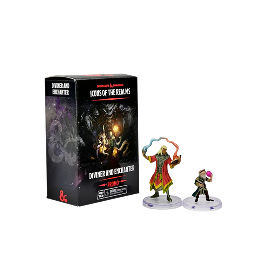 D&D Icons of the Realms: Mordenkainen Presents Monsters of the Multiverse: Diviner and Enchanter: Promo (Custom Painted)