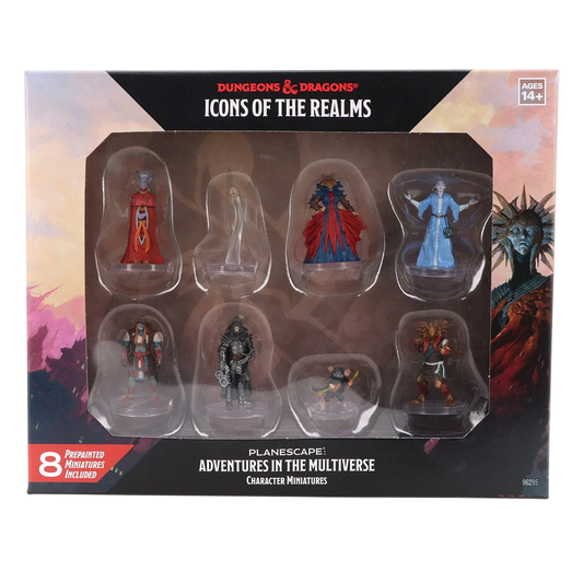 D&D Icons of the Realms: Planescape: Adventures in the Multiverse: Character Miniatures Boxed Set (Custom Painted)