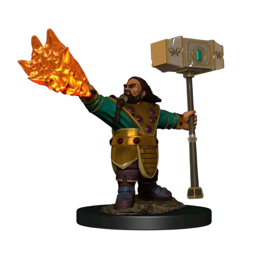 D&D Icons of the Realms: Premium Figures: Dwarf Cleric Male (Custom Painted)