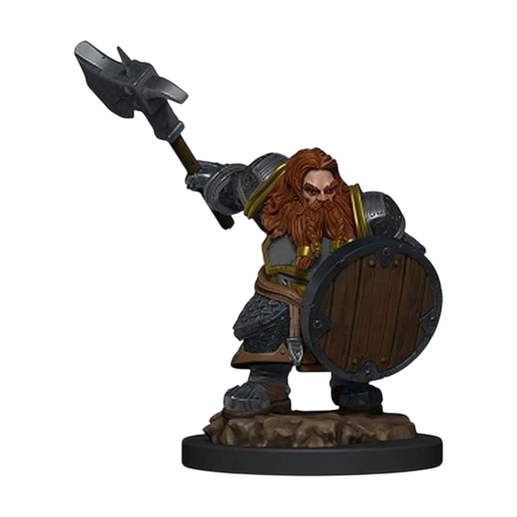 D&D Icons of the Realms: Premium Figures: Dwarf Fighter Male (New in Box)