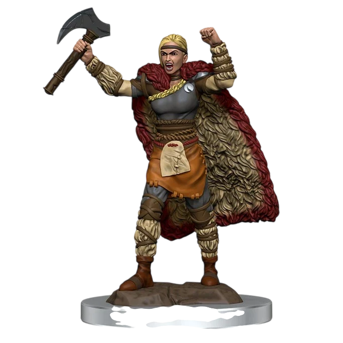 D&D Icons of the Realms: Premium Figures: Human Female Barbarian (New in Box)