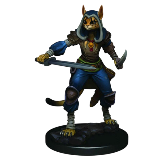 D&D Icons of the Realms: Premium Figures: Female Tabaxi Rogue (New in Box)