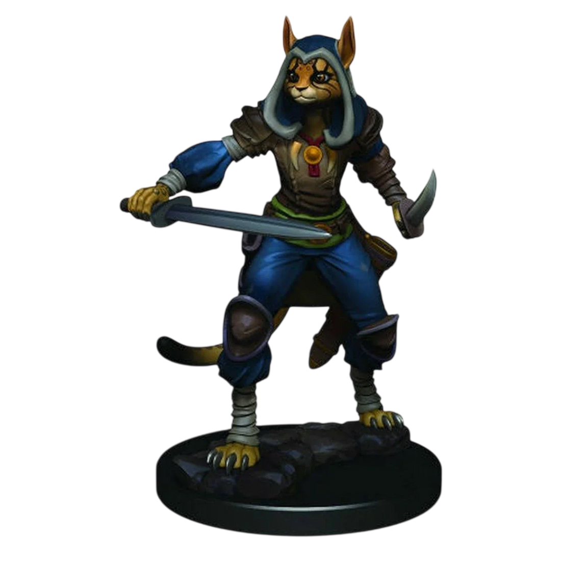 D&D Icons of the Realms: Premium Figures: Female Tabaxi Rogue (Custom Painted)