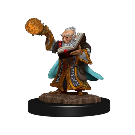 D&D Icons of the Realms: Premium Figures: Gnome Wizard Male (New in Box)