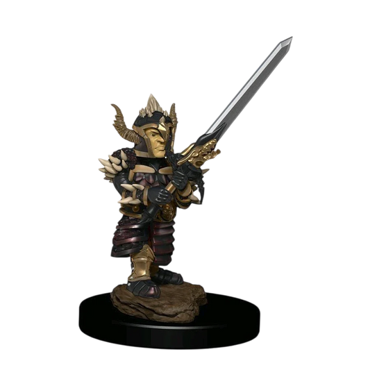 D&D Icons of the Realms: Premium Figures: Halfling Fighter Male (Custom Painted)