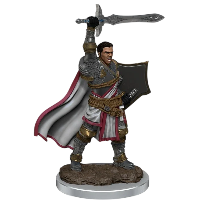 D&D Icons of the Realms: Premium Figures: Male Human Paladin (Prepainted)