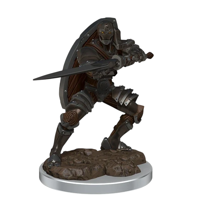 D&D Icons of the Realms: Premium Figures: Male Warforged Fighter (Prepainted)