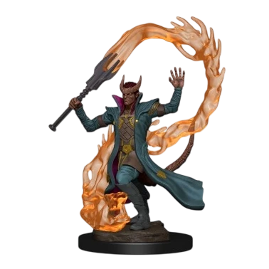 D&D Icons of the Realms: Premium Figures: Tiefling Male Sorcerer (Prepainted)