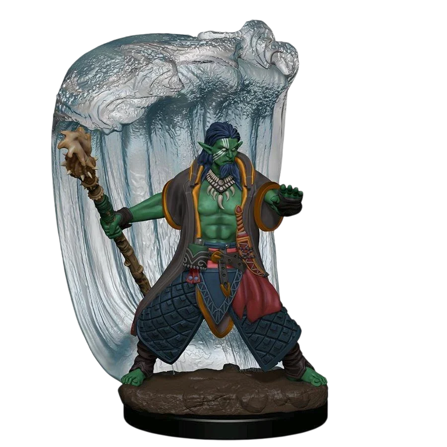 D&D Icons of the Realms: Premium Figures: Water Genasi Druid Male (New in Box)