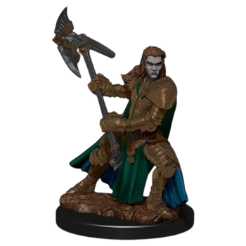 D&D Icons of the Realms: Premium Painted Figure: Half-Orc Fighter Female (New in Box)