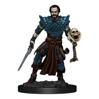 D&D Icons of the Realms: Premium Painted Figure: Human Warlock Male (Prepainted)