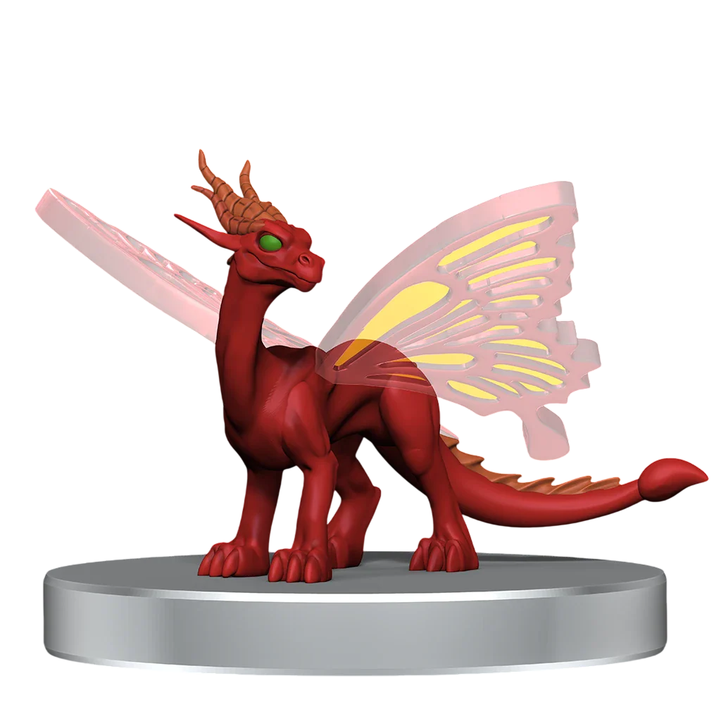 D&D Icons of the Realms: Pride of Faerie Dragons (Custom Painted)
