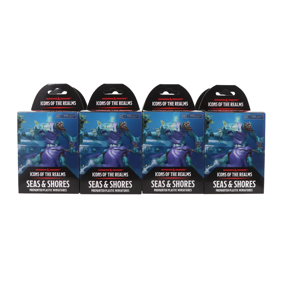 D&D Icons of the Realms: Seas & Shores: 8ct. Booster Brick (Prepainted)