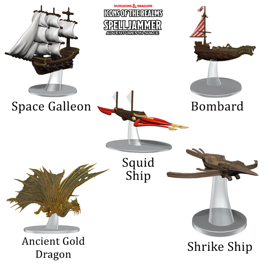 D&D Icons of the Realms: Ship Scale: Welcome to Wildspace (New in Box)