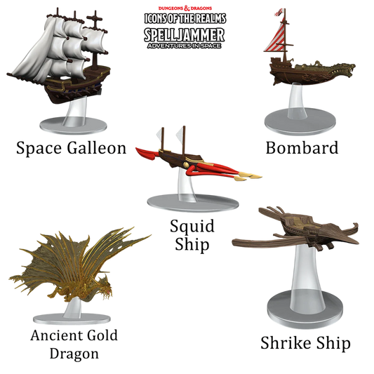 D&D Icons of the Realms: Ship Scale: Welcome to Wildspace (New in Box)