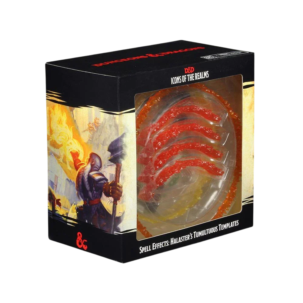 D&D Icons of the Realms: Spell Effects: Halaster's Tumultuous Templates (Prepainted)