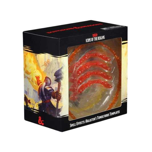 D&D Icons of the Realms: Spell Effects: Halaster's Tumultuous Templates (Custom Painted)