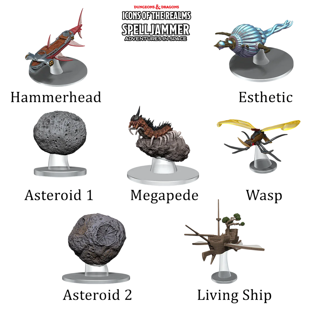 D&D Icons of the Realms: Spelljammer: Adventures in Space: Ship Scale: Asteroid Encounters (New in Box)