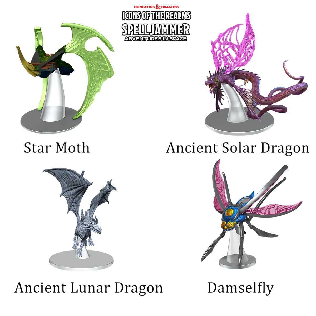 D&D Icons of the Realms: Spelljammer: Adventures in Space: Ship Scale: Astral Elf Patrol (New in Box)