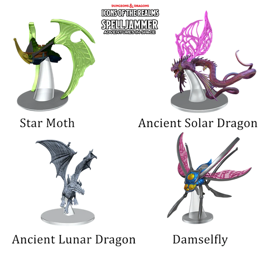 D&D Icons of the Realms: Spelljammer: Adventures in Space: Ship Scale: Astral Elf Patrol (New in Box)