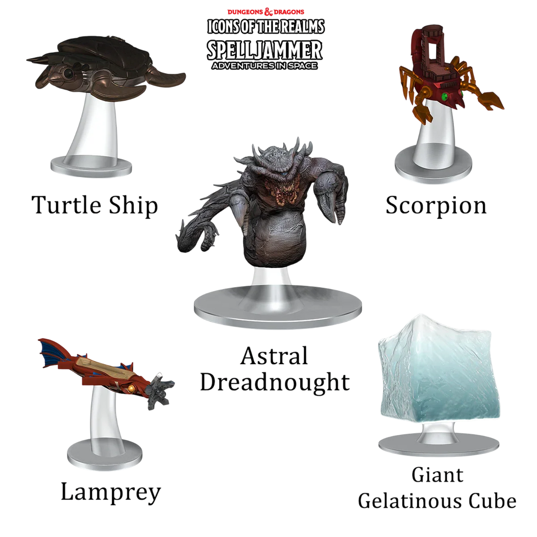 D&D Icons of the Realms: Spelljammer: Adventures in Space: Ship Scale: Attacks from Deep Space (New in Box)