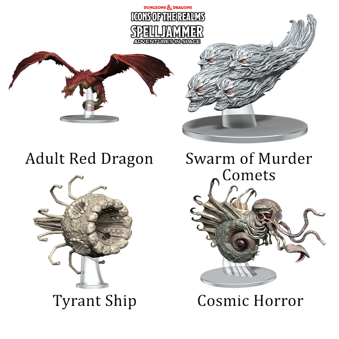 D&D Icons of the Realms: Spelljammer: Adventures in Space: Ship Scale: Threats from the Cosmos (Custom Painted)