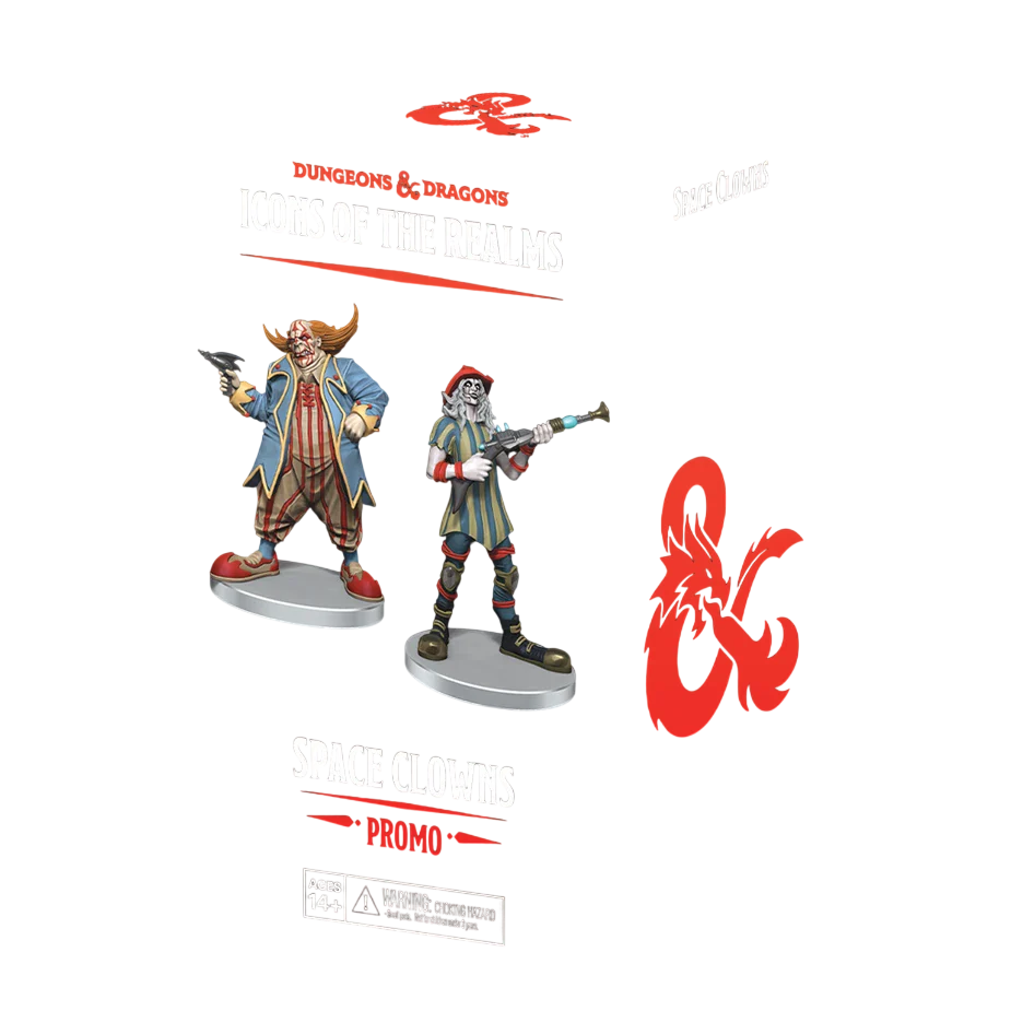 D&D Icons of the Realms: Spelljammer Adventures in Space: Space Clowns Promo (Custom Painted)