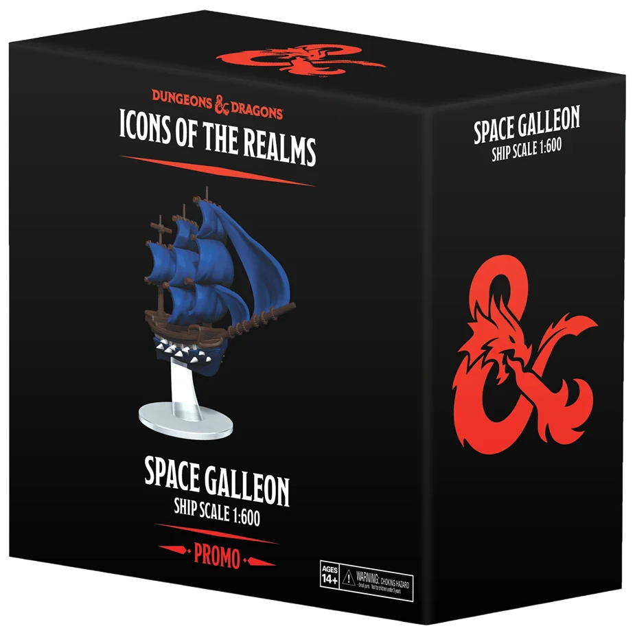 D&D Icons of the Realms: Spelljammer Adventures in Space: Space Galleon Promo (Unpainted)
